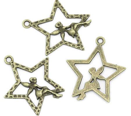 Engeltje/Ster bedel brons