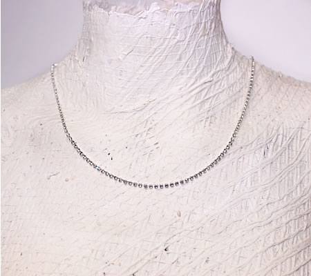 50 cm Rhinestone ketting/band 2 mm