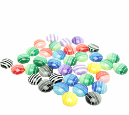 10 gram (40 stuks) Cabochon mix