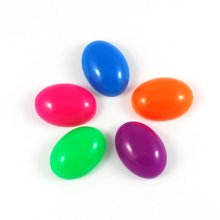 1x Cabochon Acryl Groen