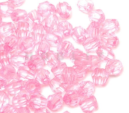 9 Gram Transparant Facet Kraaltje Roze