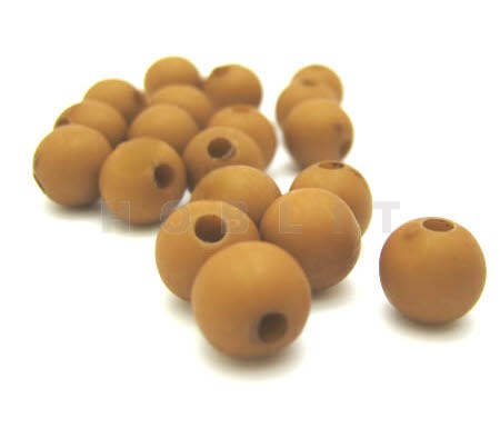 100 stuks mat frosted Goud Bruin