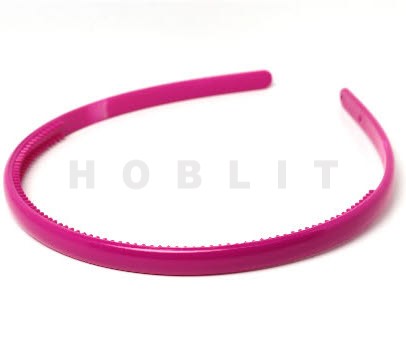 Acryl Diadeem Fuchsia 8 mm