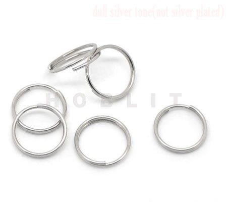 300x Split Ringen Donker Zilver