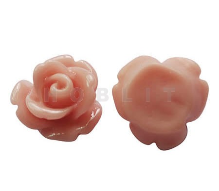 Cabochon Roosje Oud Roze