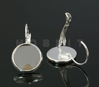 12 mm Cabochon Oorbelhaakjes