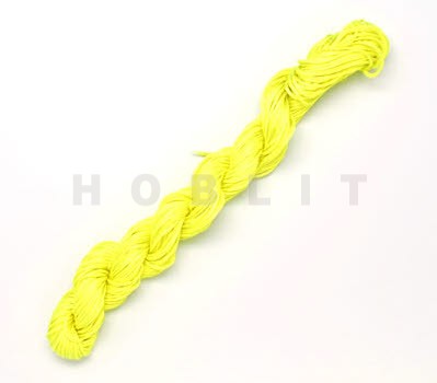 Bosje Nylon Koord 1 Mm Fluor Geel