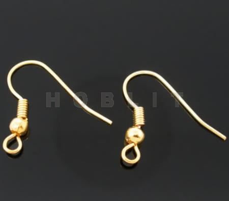 50x Oorbelhaakjes Goudkleurig