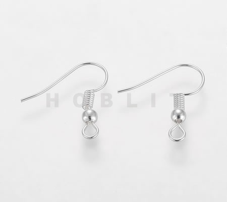 50 stuks Lichtzilveren Oorbelhaakjes