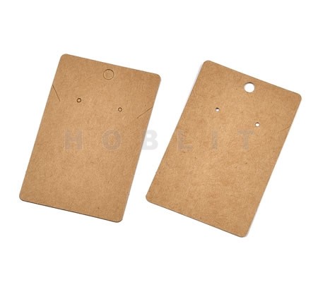 10 stuks oorbellen/ketting kaartjes zonder tekst