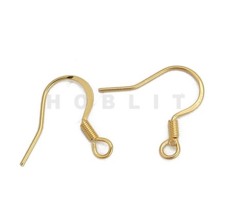 Oorbelhaakjes RVS 316 goud