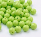 50x Glanzende Acryl kraal Groen