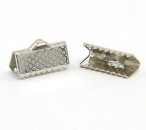 1x Koord Klem Donker Zilver