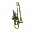 1x Trombone Bedeltje Brons