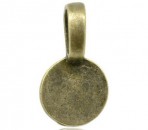 Hanger met Plakvlak Brons 18mm