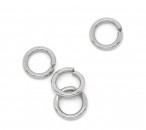 100x roestvrijstalen (304) open ring 5 x 1 mm