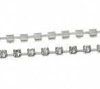 50 cm Rhinestone ketting/band 2 mm