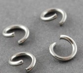 Roestvrijstalen Jumpringen 6 x 0.8 mm