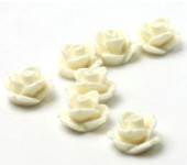 1x Cabochon Roosje Ivoor