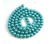 Glasparel snoertje - 10 mm Turquoise