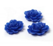 1x roosje kobalt blauw