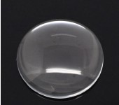 1 stuks glazen cabochon 40 mm
