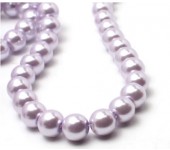 Snoertje Glasparel 8 mm Pastel Lila