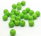 25 stuks mat frosted appelgroen