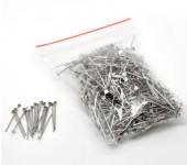 700x nietstiften donker zilver 22mm