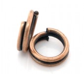 1000x Splitring Roodkoper