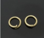 50x Open ring 6 mm Brons