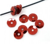 250 stuks Pailletten Rood
