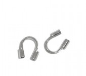 20x Draadbeschermers Donker Zilver