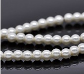 Snoertje Glasparel 6 mm Gebroken Wit