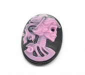 Camee Lady skull roze/zwart