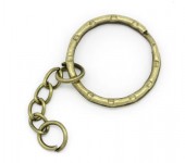 Splitring - Sleutelhanger Brons