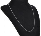 1x Ballchain ketting Licht Zilver 60 cm
