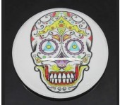 1 x Glazen Skull Cabochon 25 mm