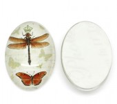 Glazen Cabochon 24 x 18 mm