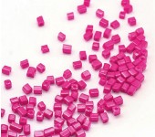 50 gram Rocailles 3 mm blokjes Fuchsia
