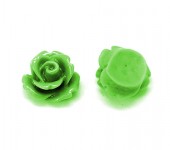 1x Roosje groen 10 mm