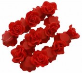 1x Fimo roos Warm Rood 3 cm