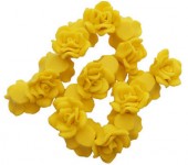 1x Fimo roos Geel 3 cm