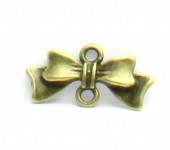 1x Connector strikje Brons