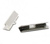 1x Koord Klem Licht Zilver