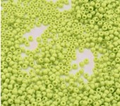 10 gram Japanse Glaskraaltjes Glans Geelgroen