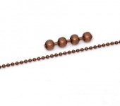 Ballchain ketting Roodkoper 2.4 mm