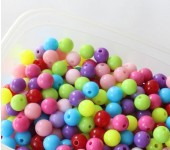 50x Mix Acryl Glanzende Kraal