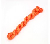 Bosje nylon koord 2 mm Fluor Oranje