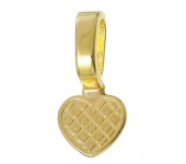 1x Hanger met Plakvlak Goudkleurig